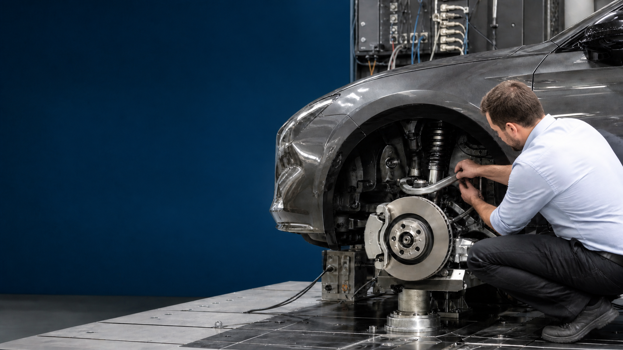 Vehicle chassis in technical development environment
